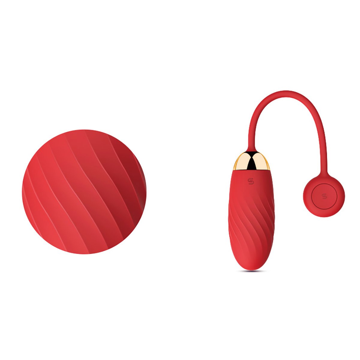Bala Vibradora Interactiva con App Ella Neo Svakom Rojo