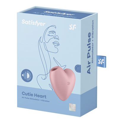 Satisfyer Cutie Heart Rosado