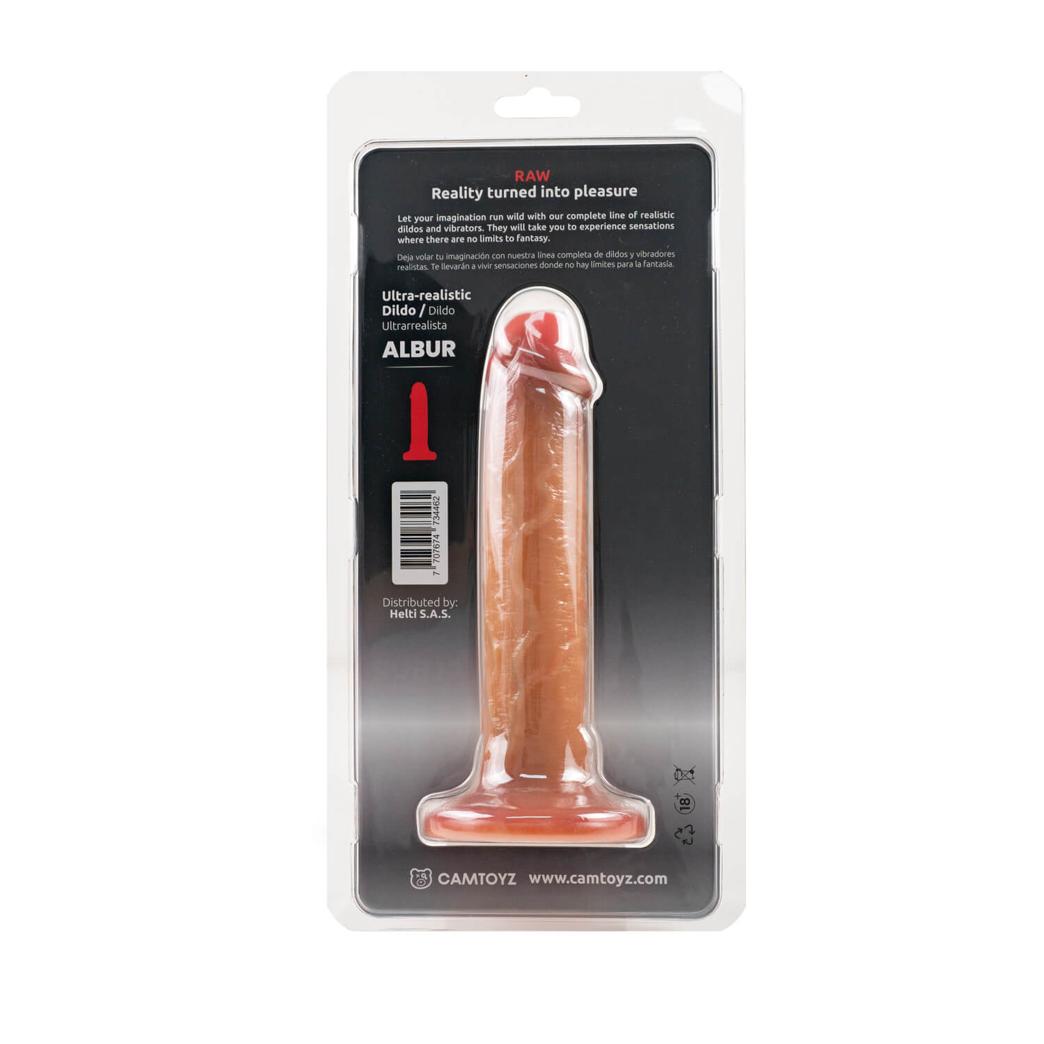 Dildo Ultra Realista Albur 20 cm Camtoyz