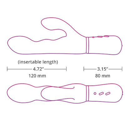 Vibrador Rabbit Interactivo Lovense Nora