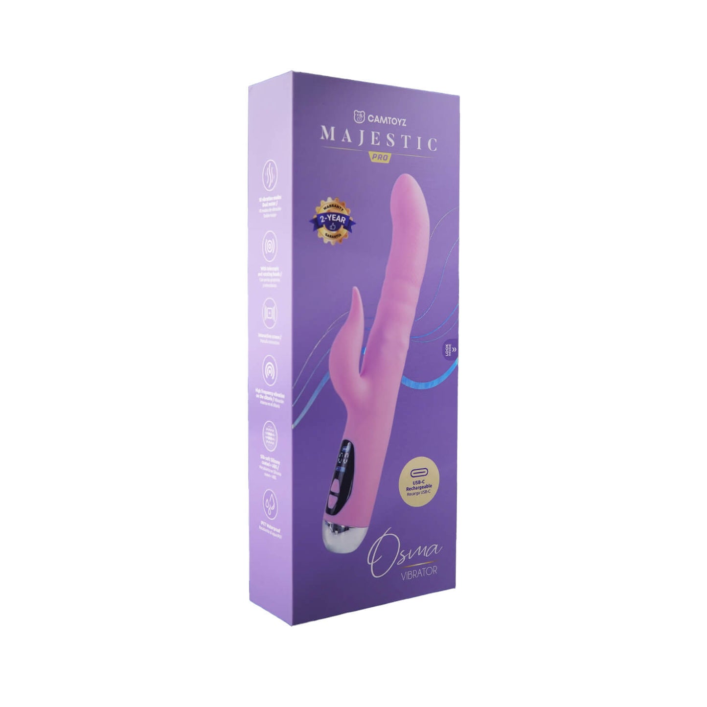 Vibrador Osma con Carga USB-C Camtoyz