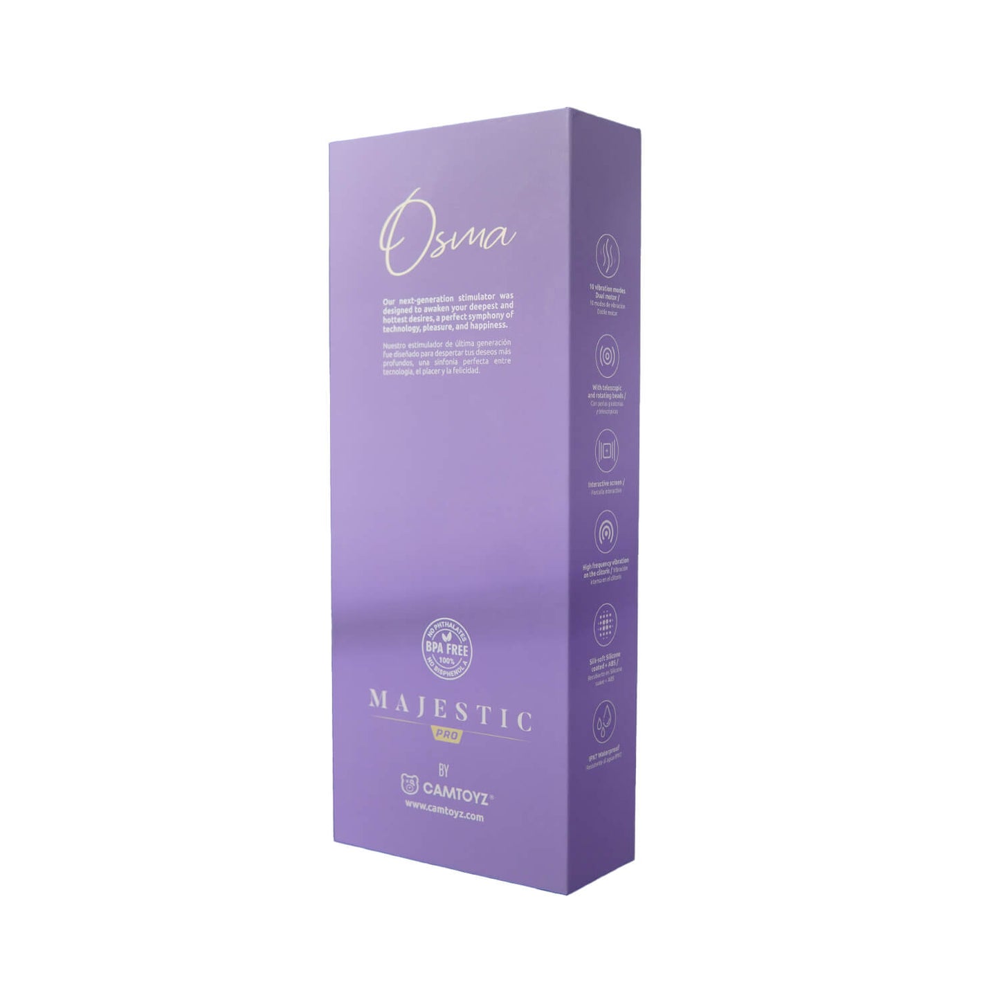 Vibrador Osma con Carga USB-C Camtoyz
