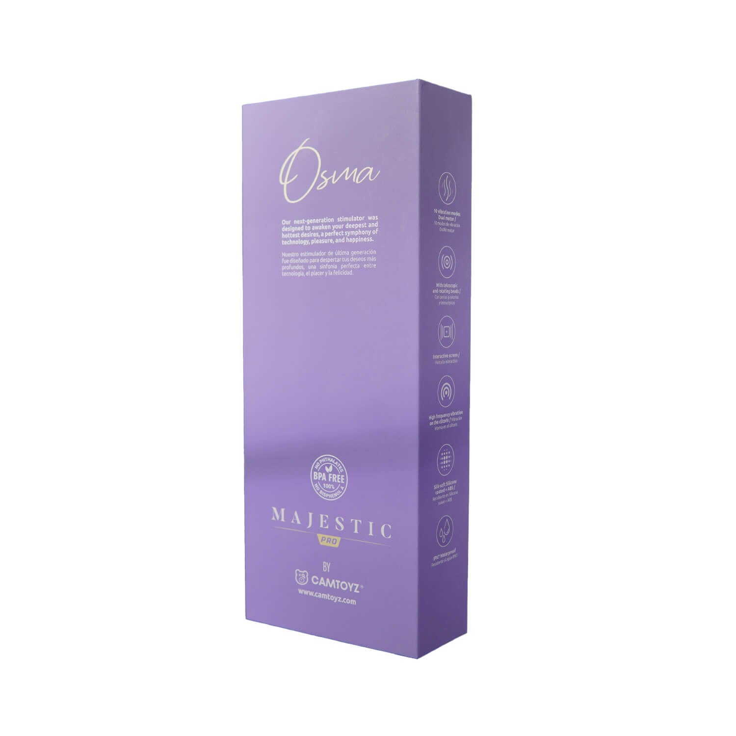 Vibrador Osma con Carga USB-C Camtoyz
