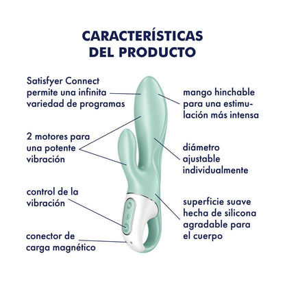 Satisfyer Vibrador Air Pump Bunny 5+