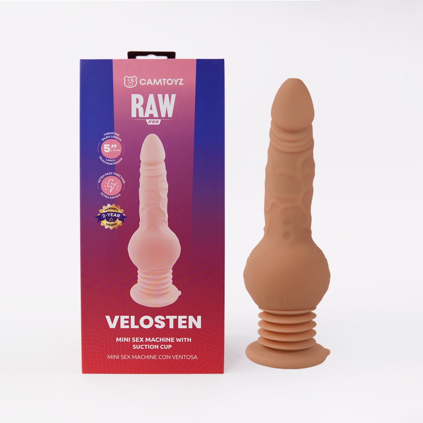 Mini Sex Machine con Ventosa Velosten Camtoyz