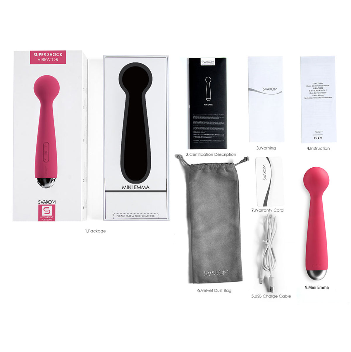 Vibrador Mini Emma Svakom - Mini Hitachi