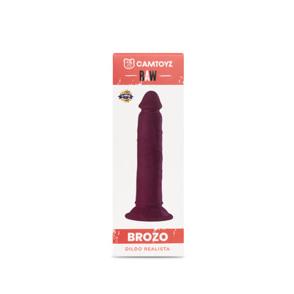 Dildo Realista Brozo Rosado 19 cm Camtoyz