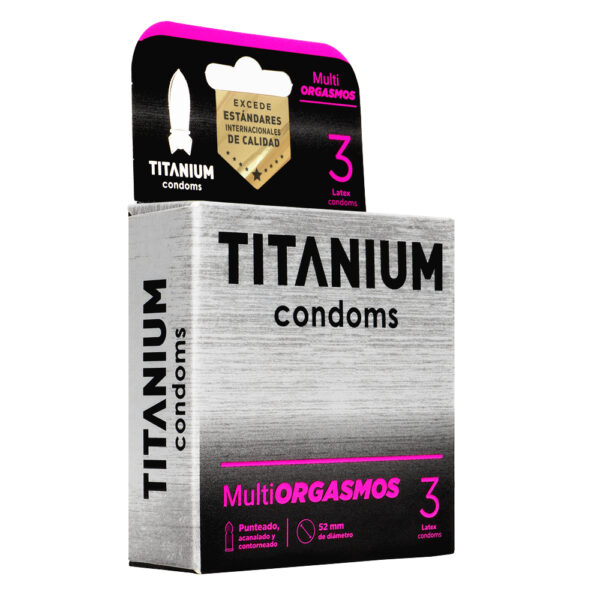 Condones Titanium Multiorgasmos x 3 - Imagen 6