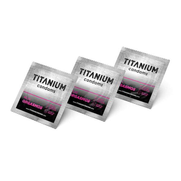 Condones Titanium Multiorgasmos x 3 - Imagen 2