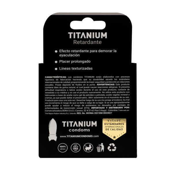 Condones Titanium Retardante x 3 - Imagen 7