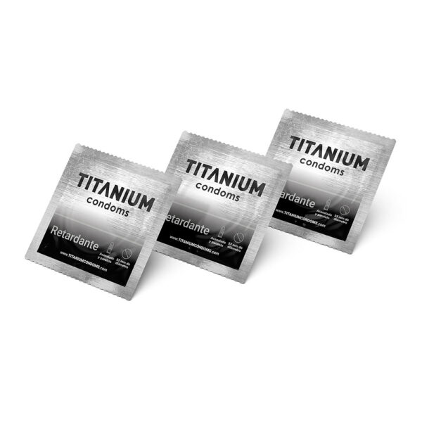 Condones Titanium Retardante x 3 - Imagen 2