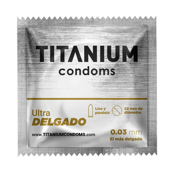 Condones Titanium Ultra Delgado x 3 - Máxima Sensibilidad y Protección - Imagen 5