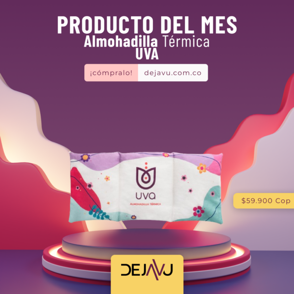 Almohadilla Térmica Uva - Terapia de Calor para el Alivio del Dolor - Imagen 5