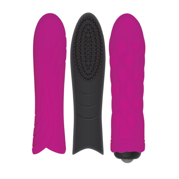 Bala Vibradora Y Fundas Pleasure Sleeve Trio - Imagen 2