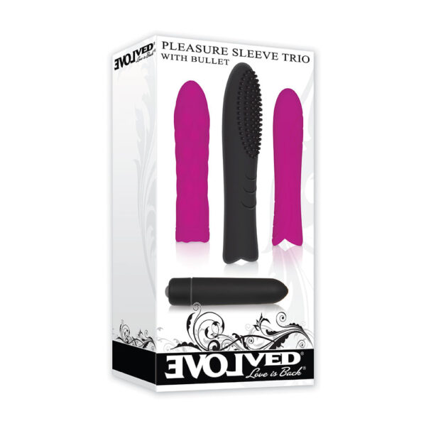 Bala Vibradora Y Fundas Pleasure Sleeve Trio - Imagen 3