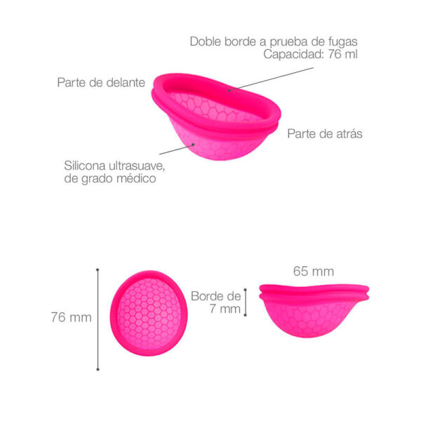 Copa Menstrual Ziggy Cup Intimina - Imagen 4