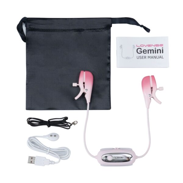 Pinzas para pezones vibratorias Gemini Lovense - Imagen 8