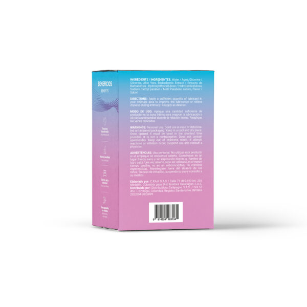 Lubricante Caliente Saborizado Elixir Chicle - Imagen 5