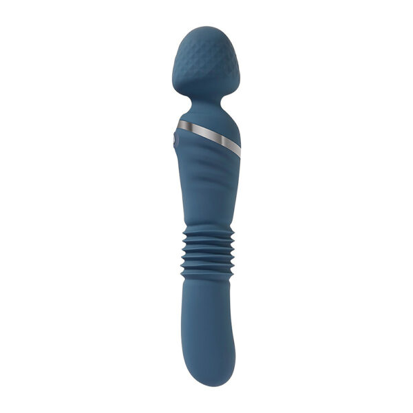 Vibrador Hitachi Dual y Penetrador Azul Oscuro - Imagen 3