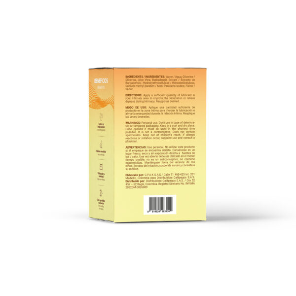 Lubricante Saborizado Piña Colada Elixir - Imagen 3